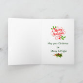 Carte de Noël du train (Intérieur)