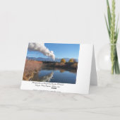Carte de Noël du train de Sumpter Valley (Dos)