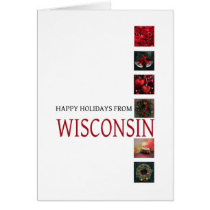 Carte de Noël du Wisconsin, préciser