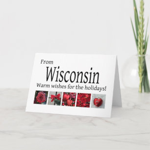 Carte de Noël du Wisconsin, préciser