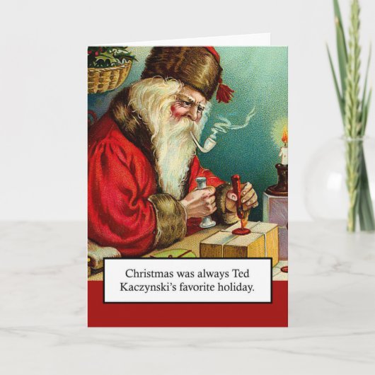 Carte de Noël d'Unabomber (Devant)