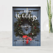 Carte de Noël d'une agence immobilière de Noël (Devant)