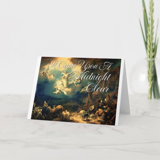 Carte de Noël d'une nuit claire   (Devant)