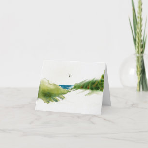 Carte de Noël Dunes at the Beach