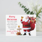 Carte de Noël Easy Beef Stroganoff Recipe Sharing (Debout devant)