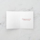 Carte de Noël Échange de Cadeaux de Fées (Intérieur)