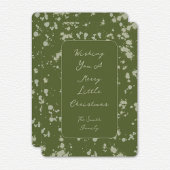 Carte de Noël éclaboussée