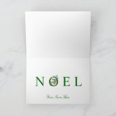 Carte de Noël écossaise Deerhound NOEL de Gulliver (Intérieur)