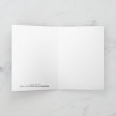 Carte de Noël écureuil dans la neige (Intérieur)