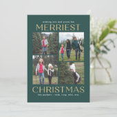 Carte de Noël éditable couleur collage propre et s (Debout devant)