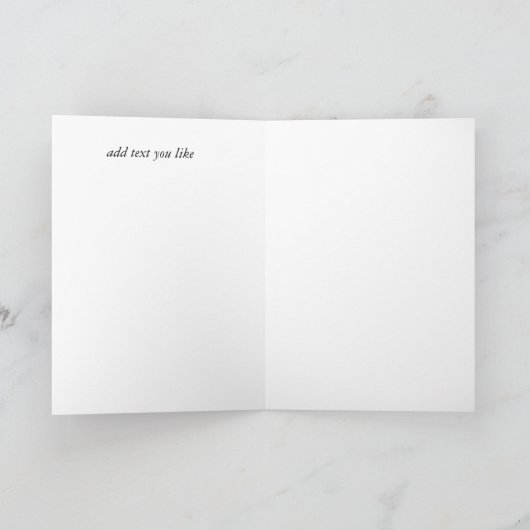 Carte de Noël éditables église d'hiver (Intérieur)