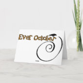 Carte "de Noël effrayant" (Dos)