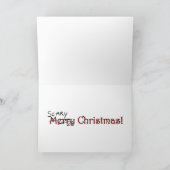 Carte "de Noël effrayant" (Intérieur)
