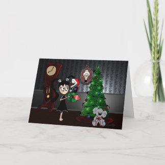 Carte "de Noël effrayant"