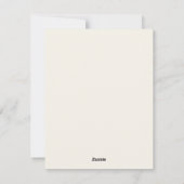 Carte de Noël éffrayant Ghost Cat (Dos)