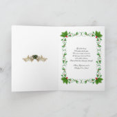 Carte de Noël élégant Cadre pour photo (Intérieur)