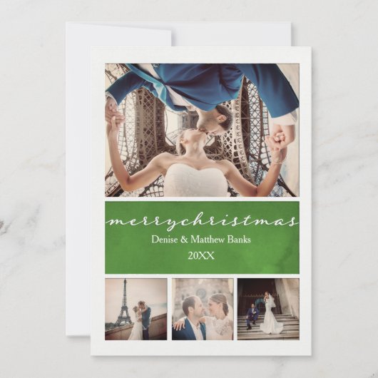 Carte de Noël élégante (Devant)