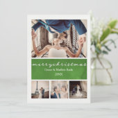 Carte de Noël élégante (Debout devant)