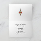 Carte de Noël élégante de Joyeuses Fêtes (Intérieur)