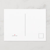 Carte de Noël élégante et brillante (Dos)