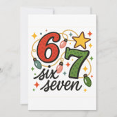 Carte de Noël élégante et joyeuse 6 7 (Devant)