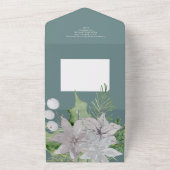 Carte de Noël élégante Mistletoe (Dehors)