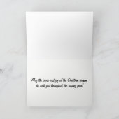 Carte de Noël Elf Corgi (Intérieur)