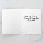 Carte de Noël Elf Elf Puppy Shepherd allemand (Intérieur)