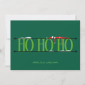 Carte de Noël Elf Shenanigans Flat Hunter Green (Devant)