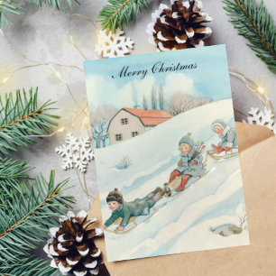 Carte de Noël Elsa Beskow