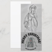 Carte de Noël Elvish (Devant / Derrière)