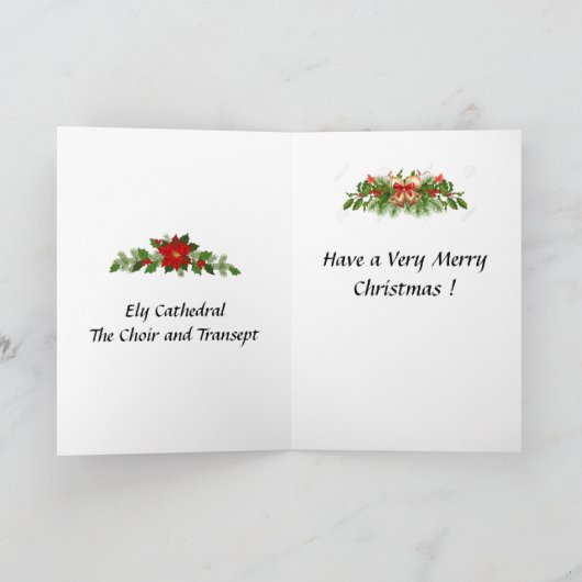 Carte de Noël - Ely Cathedral (Intérieur)
