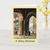 Carte de Noël - Ely Cathedral (Fleur jaune)