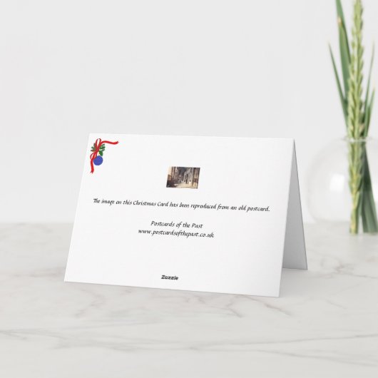 Carte de Noël - Ely Cathedral (Dos)