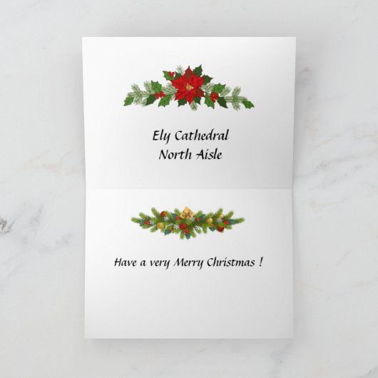 Carte de Noël - Ely Cathedral (Intérieur)