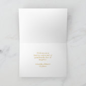 Carte de Noël Emerald Luxe Plaid (Intérieur)