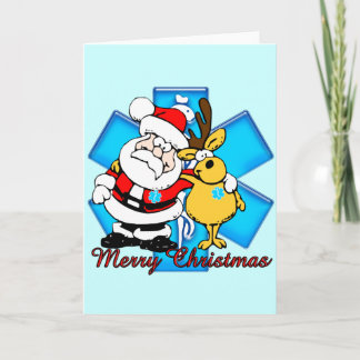 Carte de Noël EMT Père Noël