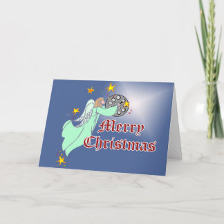 Carte de Noël en acier de casserole