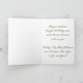 Carte de Noël « En attendant le Père Noël... » (Intérieur)