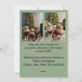 Carte de Noël En Attendant Plus de Joie (Dos)