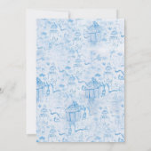 Carte de Noël en chinoiserie (Dos)