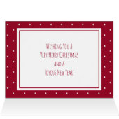 Carte de Noël en couple de Noël (Intérieur Horizontal (Haut))