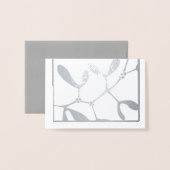 Carte de Noël en feuille de poignée - Bonnes Fêtes (Devant avec enveloppe)