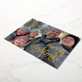 Carte de Noël en feuille métallisée (Rotation)