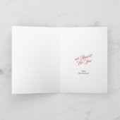 Carte de Noël en forme de couronne d'art (Intérieur)