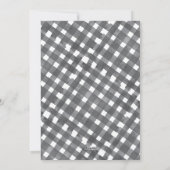 Carte de Noël en noir et blanc (Dos)