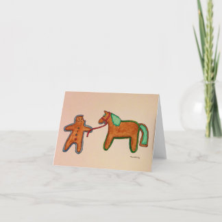 Carte de Noël en pain d'épices