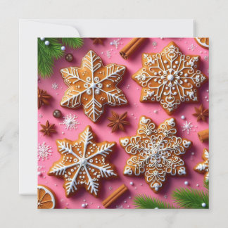 Carte de Noël en pain d'épices !