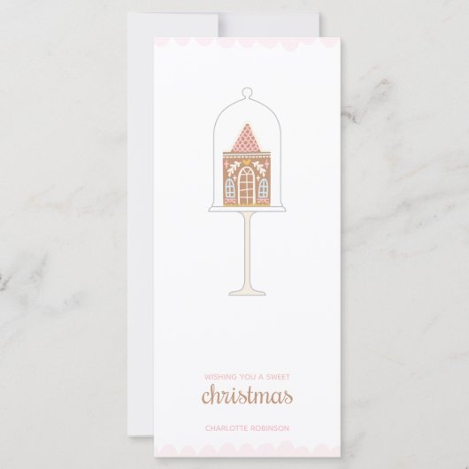 Carte de Noël en pain d'épices (Devant)