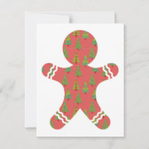 Carte de Noël en pain d'épices